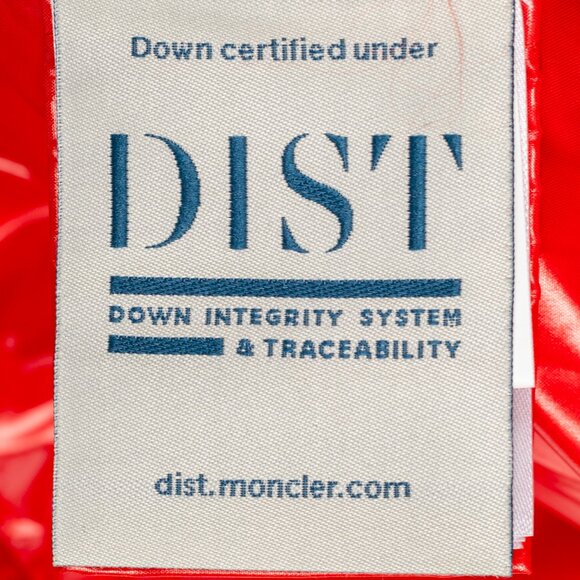 Moncler Etival Red Quilted Hooded Down Jacket - Picture 14 of 16